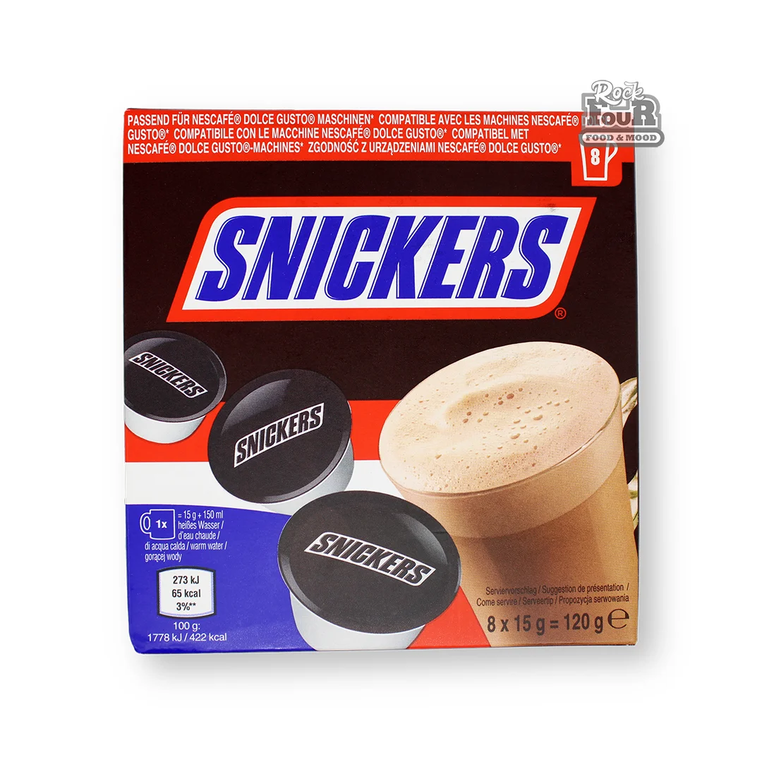 Cocoa-drinking capsules "Snickers Hot Chocolate" 8pcs 120g